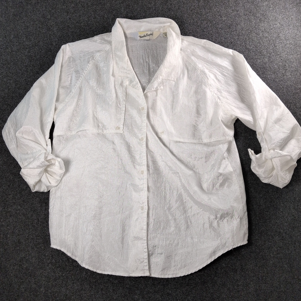 Diane Von Furstenberg blouse White Button-Up Shirt